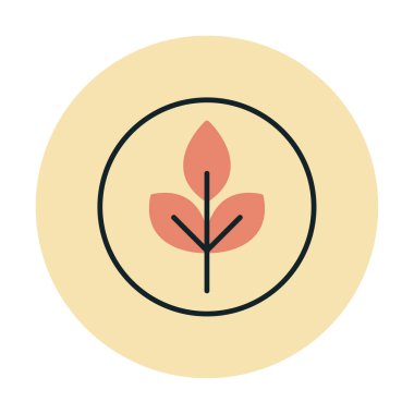 Yaprak logosu tasarımının vektör çizimi. Ekoloji kavramı 