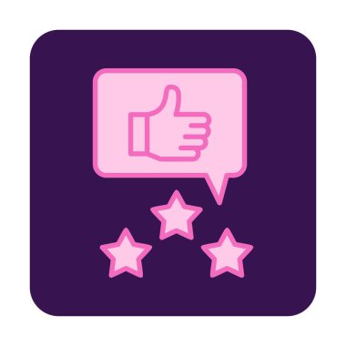 soyut İnceleme simgesi vektör illüstrasyonu 