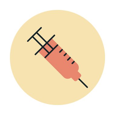 Şırınga ikonu vektör çizimi