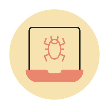 dizüstü bilgisayar simgesi, vektör illüstrasyonu basit tasarım