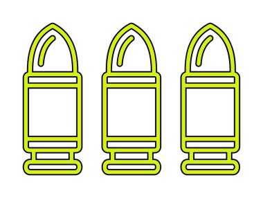 Madde işaretleri web simgesi, vektör çizim