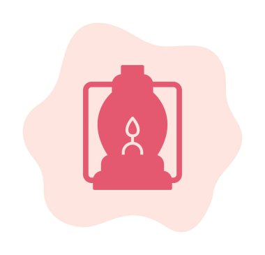 fener düz simgesi, vektör illüstrasyonu 