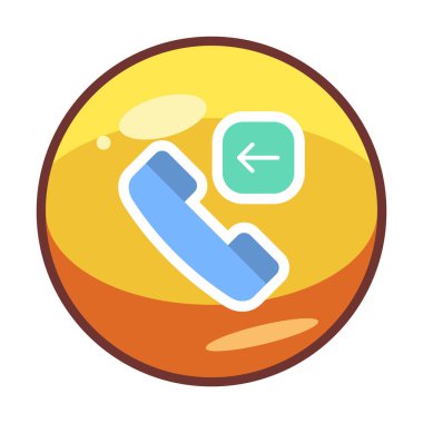 Basit düz gelen arama simgesi vektör illüstrasyon tasarımı