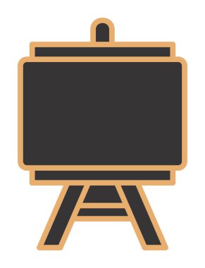 Resim yapmak. Web simgesi basit illüstrasyon