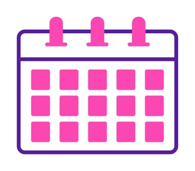 Takvim web simge vektör çizim