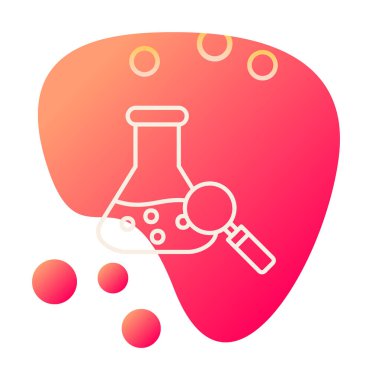 Araştırmacı simgesi beyaz arkaplanda izole edildi 