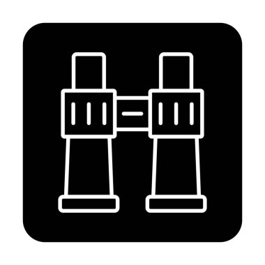 binoküler ikon vektör çizimi