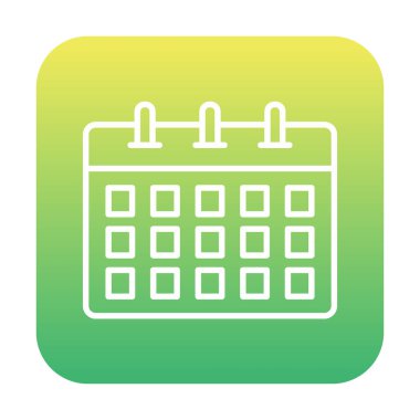 Takvim web simge vektör çizim