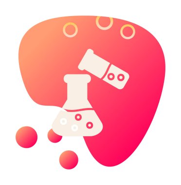 Şişesi web simgesi, vektör çizim  