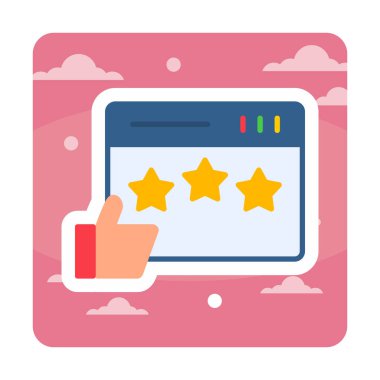 soyut İnceleme simgesi vektör illüstrasyonu 