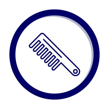 Tarak. Web simgesi basit illüstrasyon 