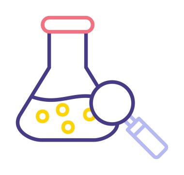 Araştırmacı simgesi beyaz arkaplanda izole edildi 