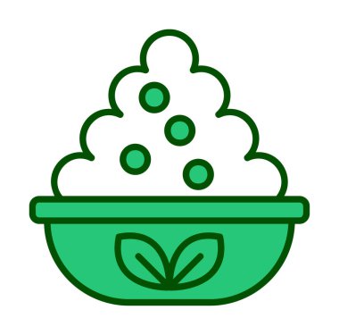 Maya yemek tasarımı basit bir kase.