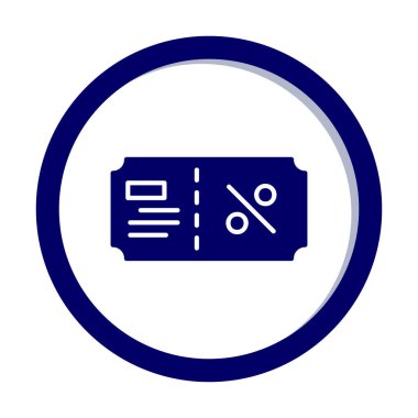 Hediye çeki web simgesi, vektör illüstrasyonu 