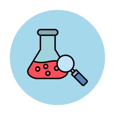 Araştırmacı simgesi beyaz arkaplanda izole edildi 