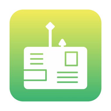 E- posta phishing satır simgesi. Mobil konsept ve web tasarımı için posta dolandırıcılığı stili işareti. Sembol, logo çizimi. Vektör grafikleri