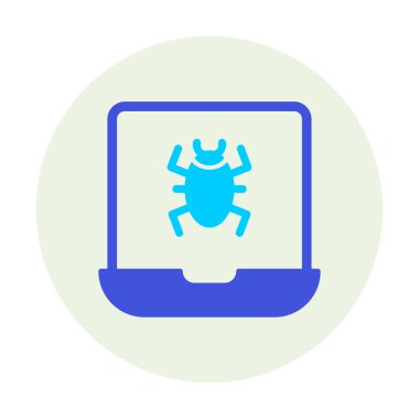 dizüstü bilgisayar simgesi, vektör illüstrasyonu basit tasarım