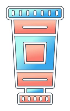 Modern Yağlı Boya simgesinin vektör çizimi                      