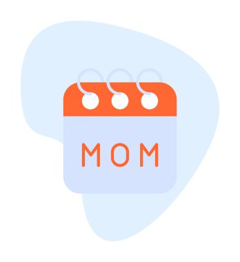 Anne takvimi olayı, vektör illüstrasyonu