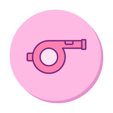 Basit Islık simgesi vektörü, illüstrasyon