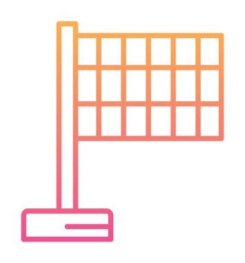 bayrak simgesi, vektör illüstrasyonu basit tasarım