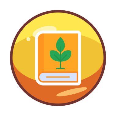 kitap simgesi, vektör illüstrasyonu basit tasarım