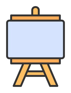 Resim yapmak. Web simgesi basit illüstrasyon