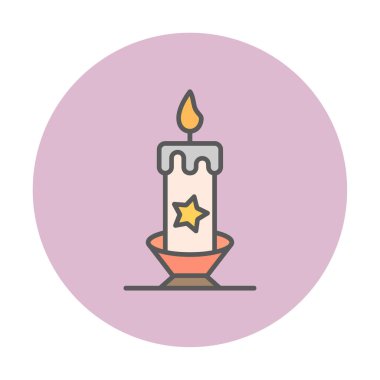 Mum web simgesi, vektör çizim