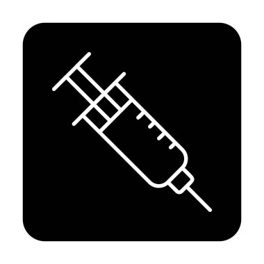 Şırınga ikonu vektör çizimi