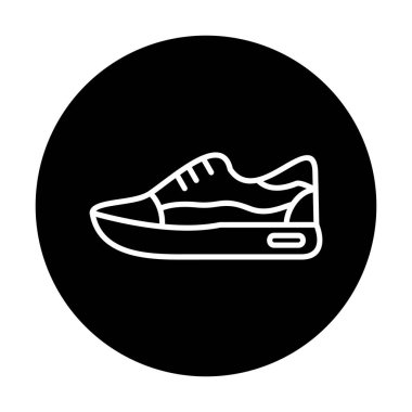 Ayakkabı sporu tasarımı vektör çizimi 