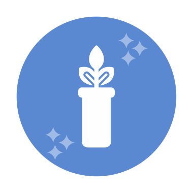 bir test tüpünde bitki, gmo konsepti, vektör illüstrasyonu  