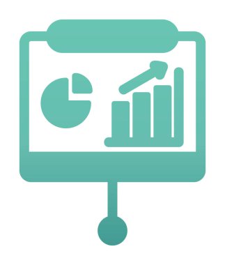 Sunum, iş istatistikleri ve pasta grafik ikonlu veri analizleri. iş analizleri, analizler, istatistikler, pasta grafiği