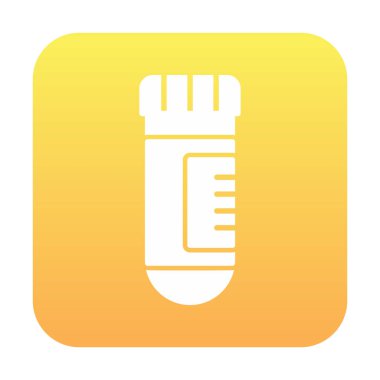 test tüpü modern simge vektör çizimi