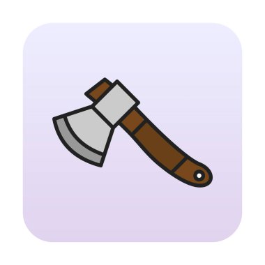 Balta. Web simgesi basit illüstrasyon