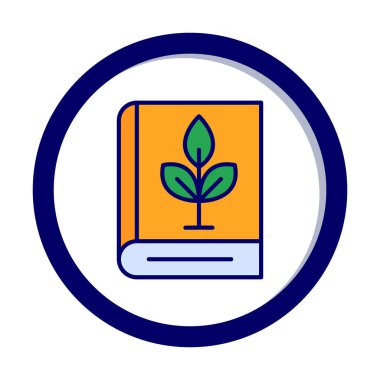 kitap simgesi, vektör illüstrasyonu basit tasarım