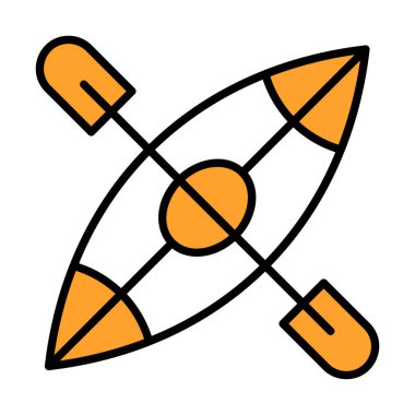 Basit Kano Teknesi simgesi, vektör illüstrasyonu