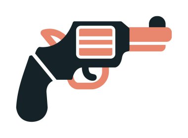 Tabanca simgesi, vektör illüstrasyonu