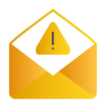 Basit çöp posta harfi simgesi, vektör illüstrasyonu