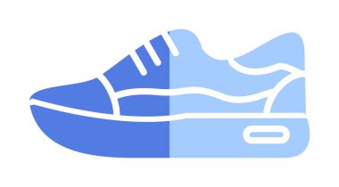 Ayakkabı sporu tasarımı vektör çizimi 