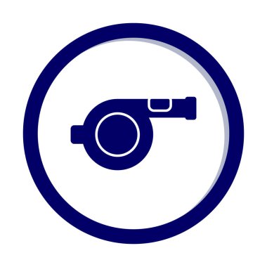 Basit Islık simgesi vektörü, illüstrasyon