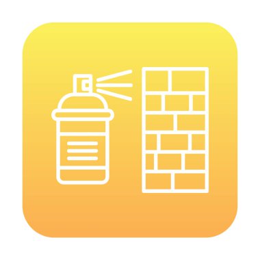 Graffiti web simgesi, vektör illüstrasyonu 