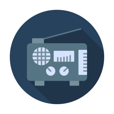 radyo ikonu. özet çizim vektör tasarımı