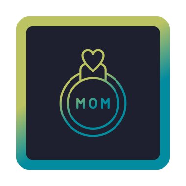 halka simgesi, vektör illüstrasyonu basit tasarım