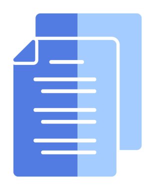 belgelerin vektör çizimi simgesi  