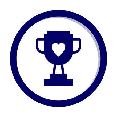 kupa vektör simgesi modern basit tasarım