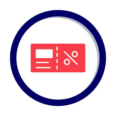 Faturacı Kara Cuma ikon vektör illüstrasyonu  