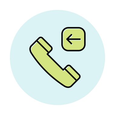 Basit düz gelen arama simgesi vektör illüstrasyon tasarımı