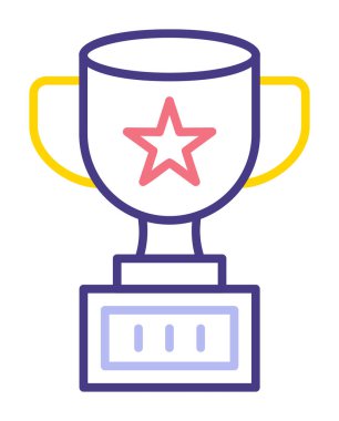 Basit ödül ikonu resimleme tasarımı