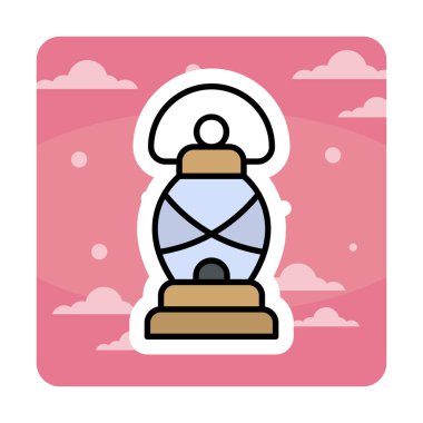 Basit düz El Feneri simgesi 