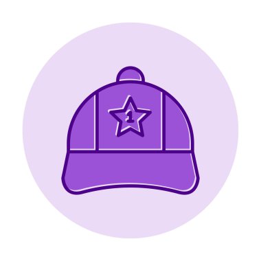 Bir numaralı simge ile kapağın vektör illüstrasyonu 